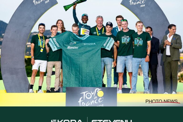 Biniam Girmay maillort vert du Tour de France | Steveny